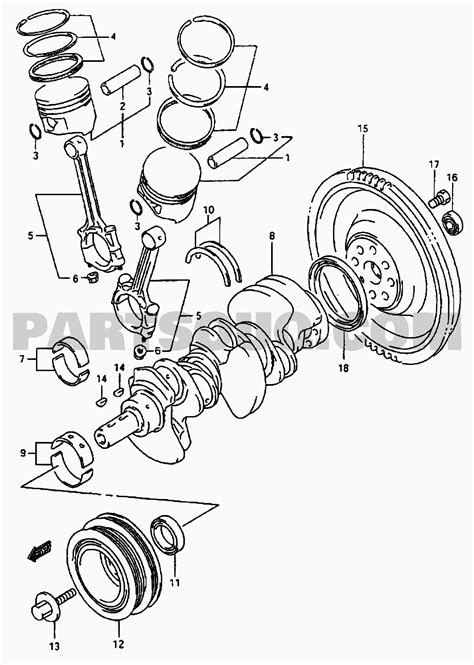 1 Engine Suzuki Vitara Sidekick Sq625 Sq625l Vitara Parts Catalogs