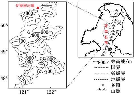 高考地理知识归纳 冬季风、积雪厚度、森林生长地理试题解析初高中地理网