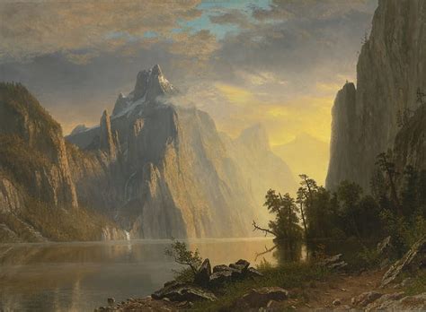 Descarga Gratis Cuadro Pintura Albert Bierstadt Lander S Peak Las