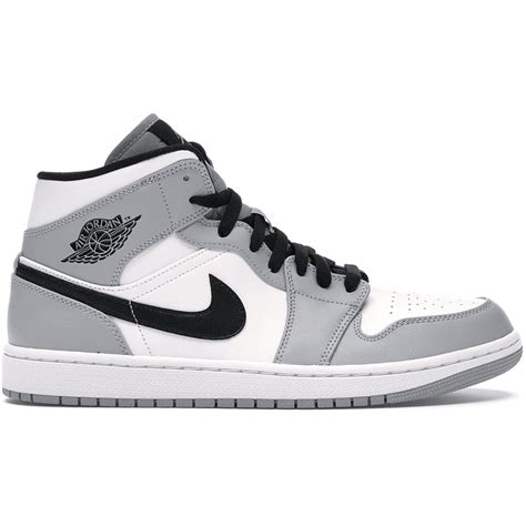 Jordan Retro 1 Mid Light Smoke Grey