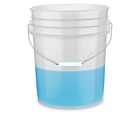 Uline 5 Gallon Plastic Bucket Auto Detail Supply Pros