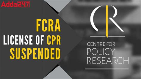 Ministry Of Home Affairs Revokes FCRA Registration Of Centre For Policy