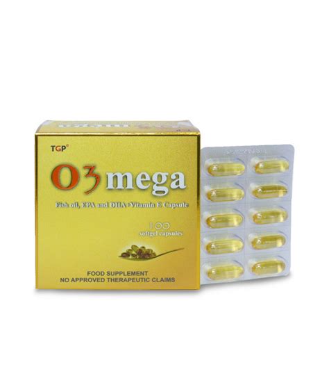 O Mega Fish Oil Epa Dha Vitamin E Mg Capsule S