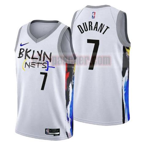 Maillots Nba Brooklyn Nets 2022 2023 City Edition Pour Kevin Durant 7