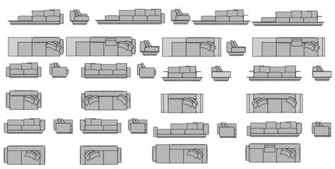 Dynamic Multiple Sofa Set Elevation 2d Blocks Drawing Details Dwg File