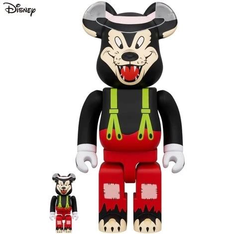 BE@RBRICK Silly Symphony The Big Bad Wolf 100％ & 400％: MEDICOM TOY - Tokyo Otaku Mode (TOM)