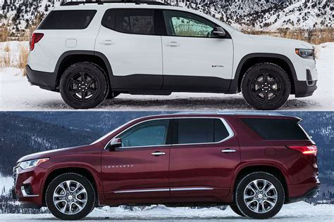 2020 Gmc Acadia Vs Chevy Traverse