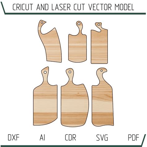 Printable Cutting Board Handle Template