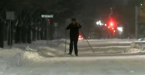 Snowstorm Pummels Millions Across Northeast Cbs News