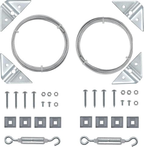 HOME MASTER HARDWARE 2 Pack Anti Sag Gate Kit Zinc Plated Steel