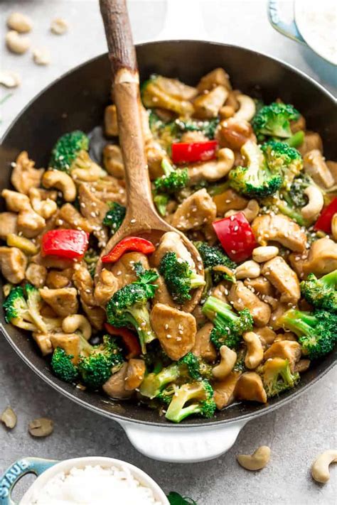 Quick And Easy Cashew Chicken Stir Fry Life Made Sweeter