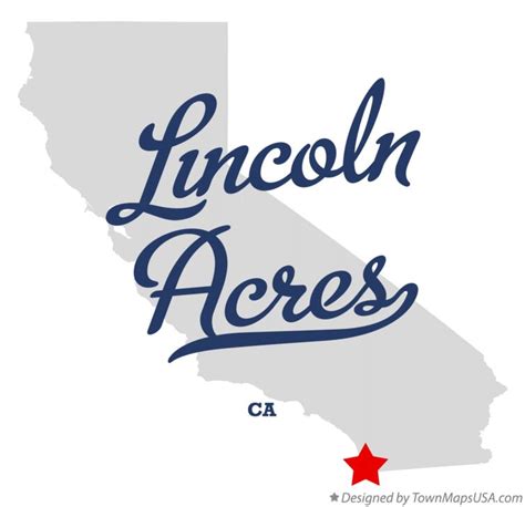 Map of Lincoln Acres, CA, California