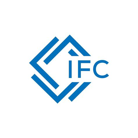 IFC letter logo design on white background. IFC creative circle letter logo concept. IFC letter ...