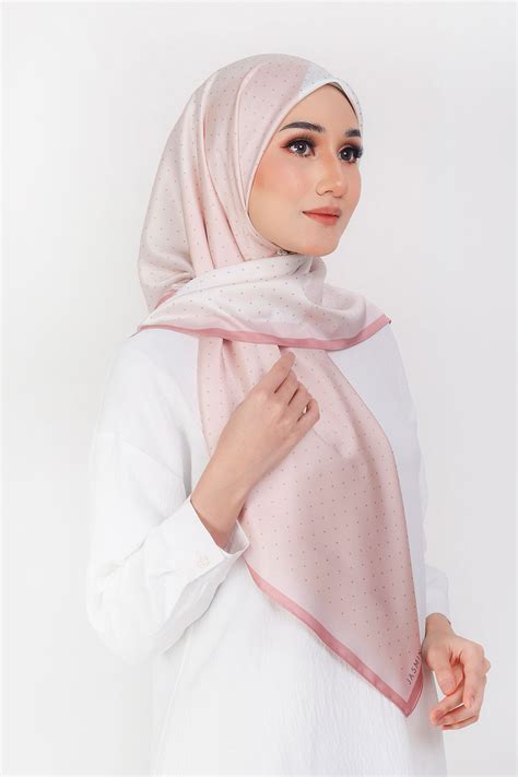 Elia Printed Square Nude Pink Jasmina