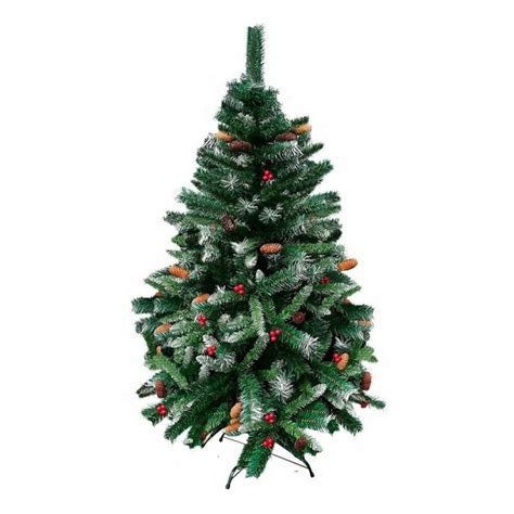 Arvore De Natal Pinheiro Super Luxo Decorada Alpina Nevada Pinheiro