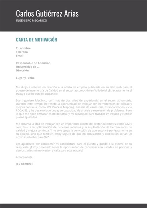 Cómo Hacer Una Buena Carta De Motivación En 2024 Ejemplos