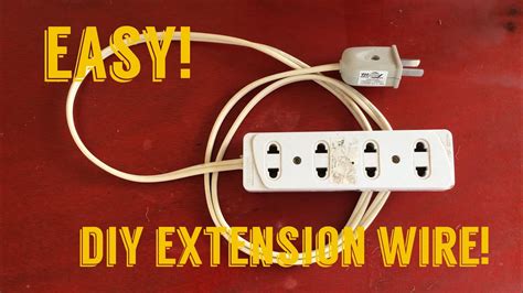 How To Make An Extension Wire Youtube