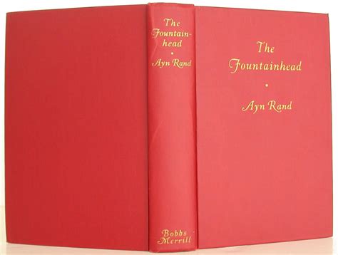 The Fountainhead By Ayn Rand Signed First Edition From