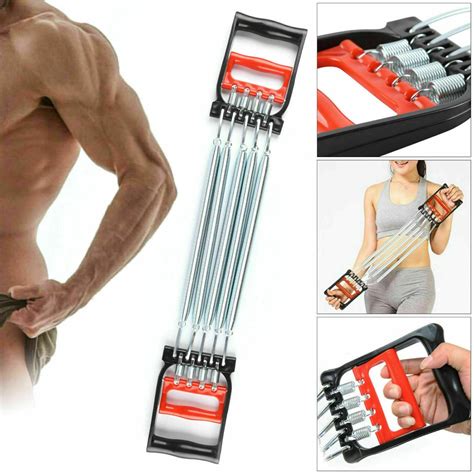 Chest Expander Adjustable 5 Strings Home Gym Spring Fitness Tool