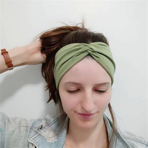 Bandeau Turban Headband Twist Einlagig Sommerhaarband Gerne Hier Direkt