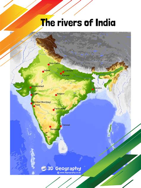 Rivers map of India | PDF