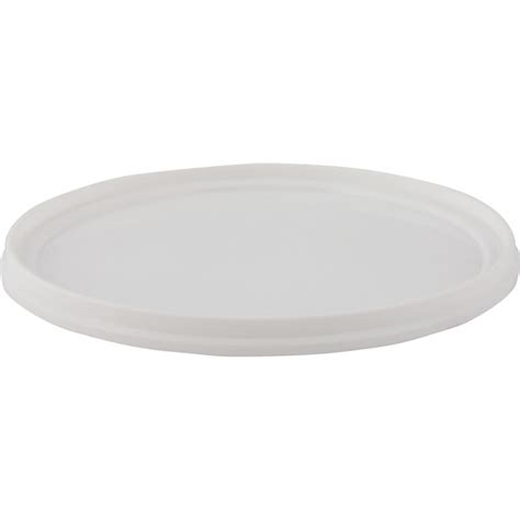 White Lldpe Plastic Tub Lid Double Seal The Cary Company