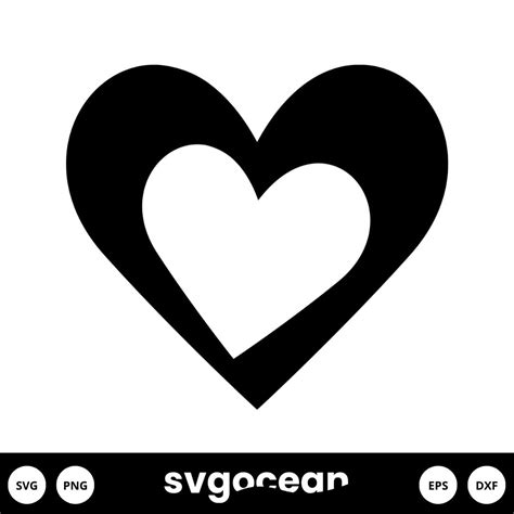 Heart Svg Free Vector For Instant Download Svg Ocean — Svgocean