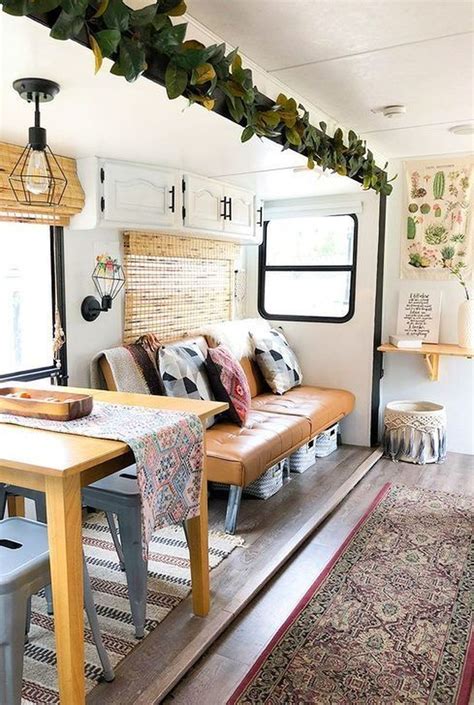 40 Attractive Small Rv Interior Design Ideas For Comfortable Camping