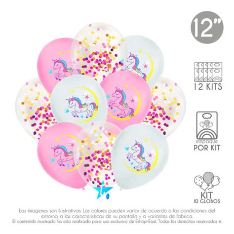 Docena De Sets De Globos De L Tex De Unicornio