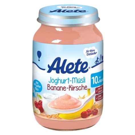 Příkrm jogurtový s müsli Alette Nestlé Alete levně Kupi cz