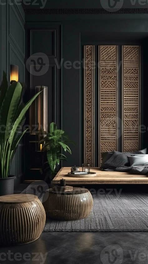 AI generated Living room interior story background 34756104 Stock Photo ...