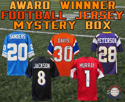 Schwartz Sports Football AWARD WINNER Signed Jersey Mystery Box