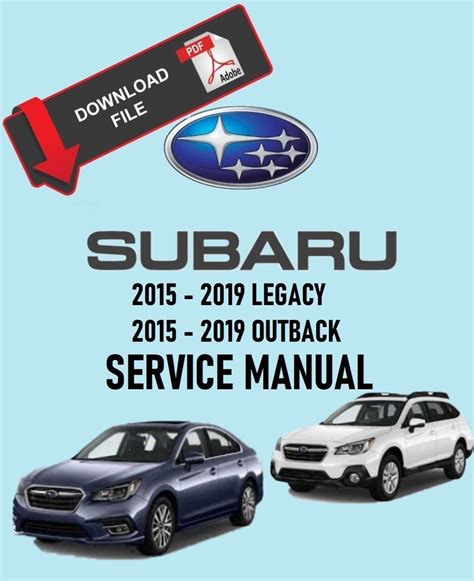 Subaru 2018 Outback 2.5i Service Manual PDF Download - Copyright@subaru-manual