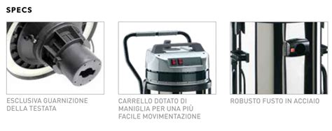 Aspiratore Carrellato Professionale Ipc Soteco