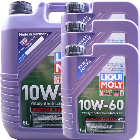 Liqui Moly 10W 60 SYNTHOIL RACE TECH GT1 Buy Cheap Engine Oil