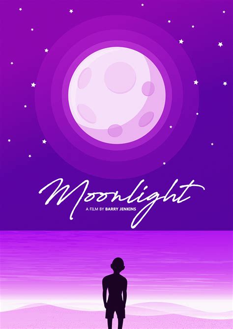 Moonlight poster on Behance