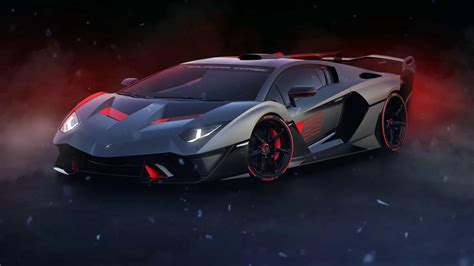 Midnight Inferno Lamborghini Live Wallpaper