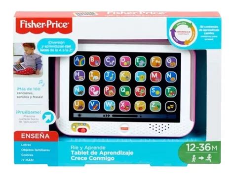 Tablet De Aprendizaje Rie Y Aprende Fisher Espa Ol Celeste Mercadolibre