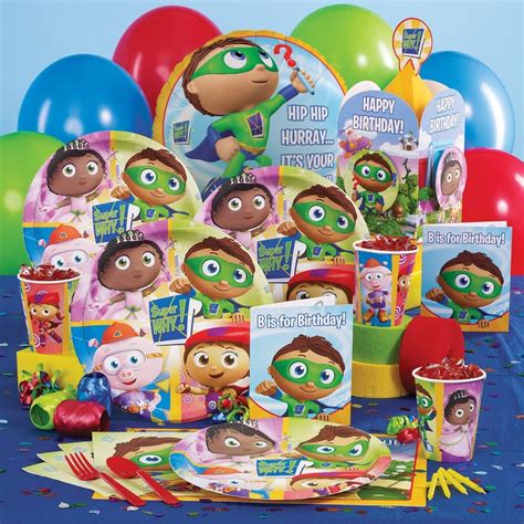 Super Why Party Packs Super Why Birthday Kids Birthday Party