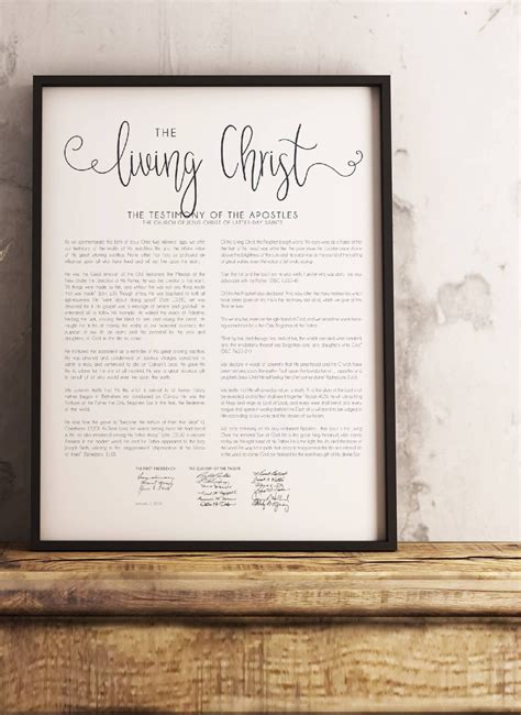 The Living Christ Lds Print Lds Decor Easter Gift Lds - Etsy