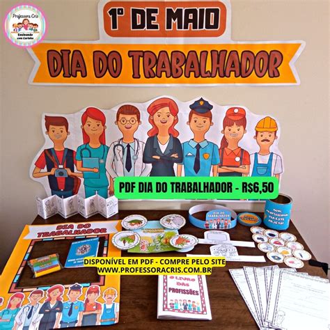 PDF Kit Dia Do Trabalhador Professora Cris Ensinando Carinho