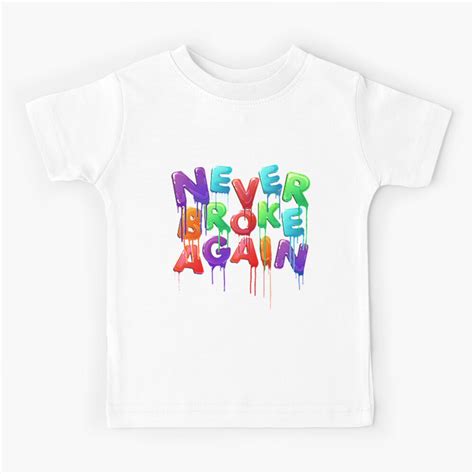 "Youngboy Never Broke Again Colorful Gear, Merch NBA" Kids T-Shirt for ...