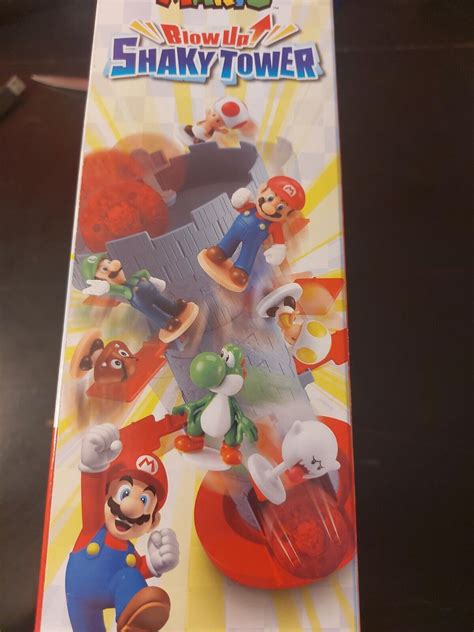 Epoch Games Super Mario Blow Up Shaky Tower 7356 For Sale Online EBay