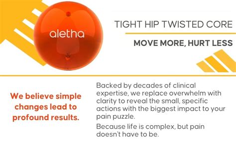 Aletha Health Hip Flexor Release Ball Amazonca Health And Personal Care