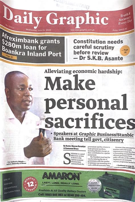 Todays Front Pages Wednesday June 21 2023 MyJoyOnline