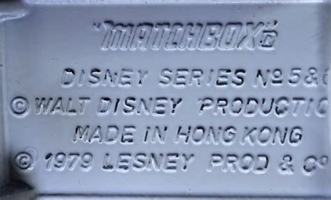 Akim Stripwinkel Matchbox Disney Series No Mickey