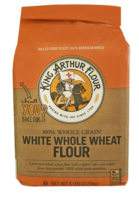 King Arthur Flour White Whole Wheat Flour 5 Lbs