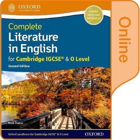 Complete Literature In English For Cambridge Igcse And O Level