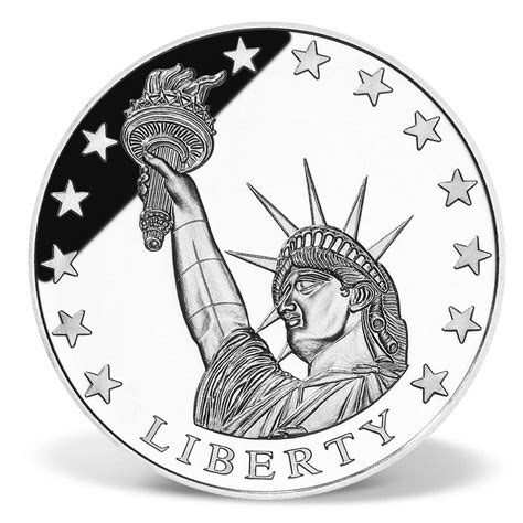 Statue Of Liberty Commemorative Silver Coin Solid Silver Silver