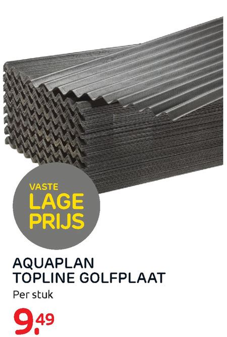 Aquaplan Golfplaat Folder Aanbieding Bij Praxis Details